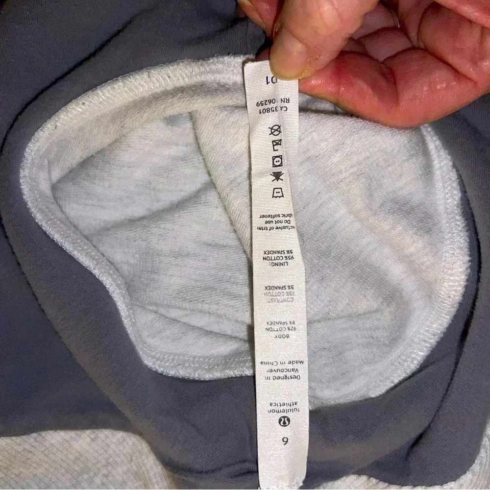 Lululemon Snap Close Jacket Long Sleeve Activewear Collared Gray 6 - Picture 5 of 6